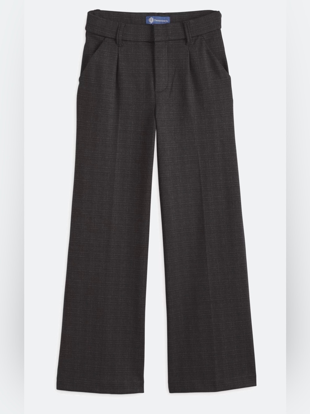 Democracy Absolution Wide Leg Trouser-Dark Grey 14